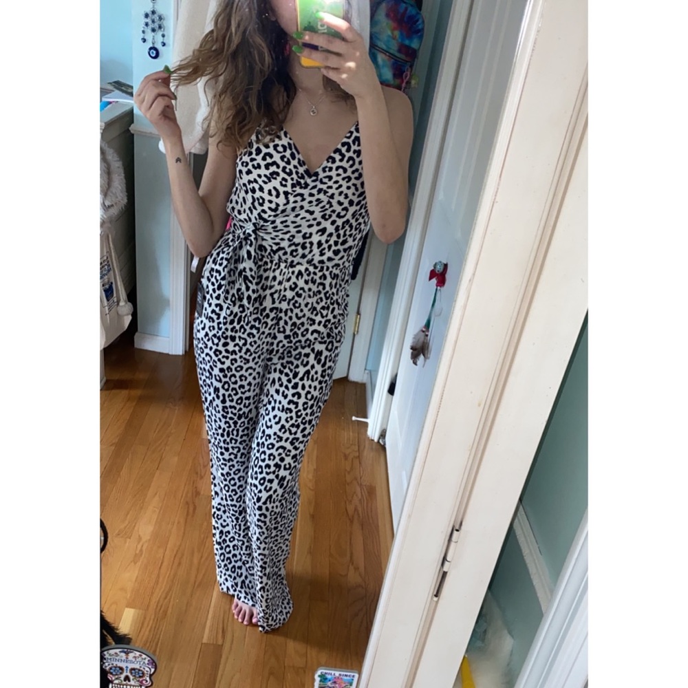 Leopard Print Jumpsuit